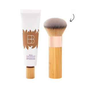 Colored Moisturizing Cream Portable Powder Foundation Brush