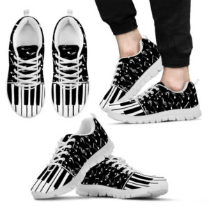 Musical print sneakers