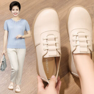 Women Orthopaedic Leather Support Walking Shoes