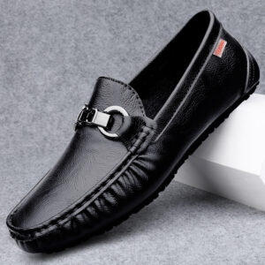 Mens Soft-soled Versatile Breathable Leather Casual Shoes