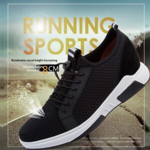 Height-increasing Sneakers Springsummer Low-top Mesh Thick Sole